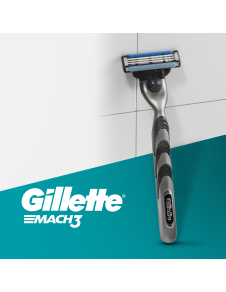 KAST 8 tk! Gillette Mach3 Raseerija Meestele + 2 Vahetustera