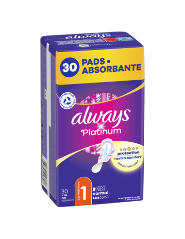 Always Platinum Normal Size 1 Hügieenisidemed...