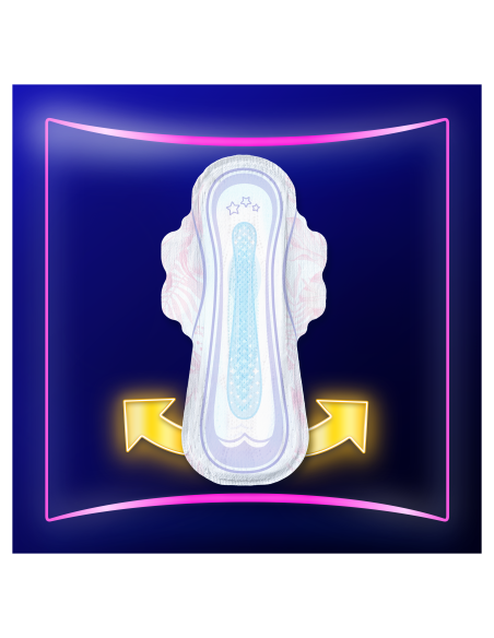 Always Platinum Secure Night Extra Size 5 Hügieenisidemed Tiibadega, 8 tk 