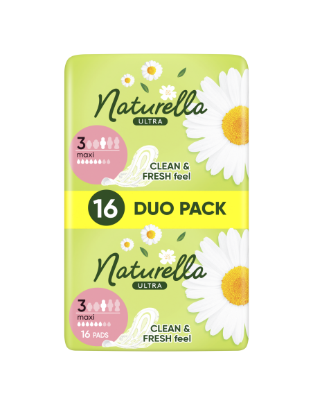 KAST 12 tk! Naturella Ultra Maxi Size 3 Tiibadega Hügieenisidemed, 16 tk