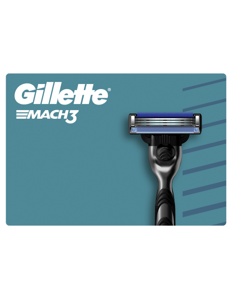 Gillette Mach3 Raseerija Terad Meestele, 24 Vahetustera