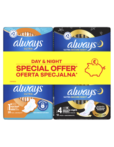 KAST 8 tk! Always Ultra Hügieenisidemed Day...