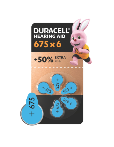 Duracell kuuldeaparaadile 675 6 tk