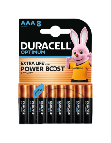 KAST 10 tk! Duracell Optimum AAA 8 tk
