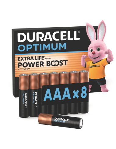 KAST 10 tk! Duracell Optimum AAA 8 tk