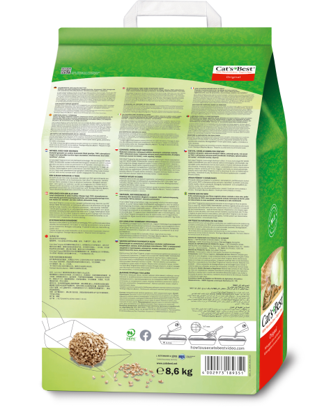 Cat's Best ORIGINAL 20L / 8,6KG kassiliiv