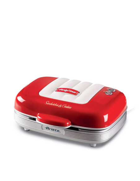 1972 Multifunktsionaalne küpseti / võileivagrill (Red)